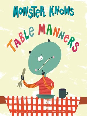 cover image of Monster Knows Table Manners